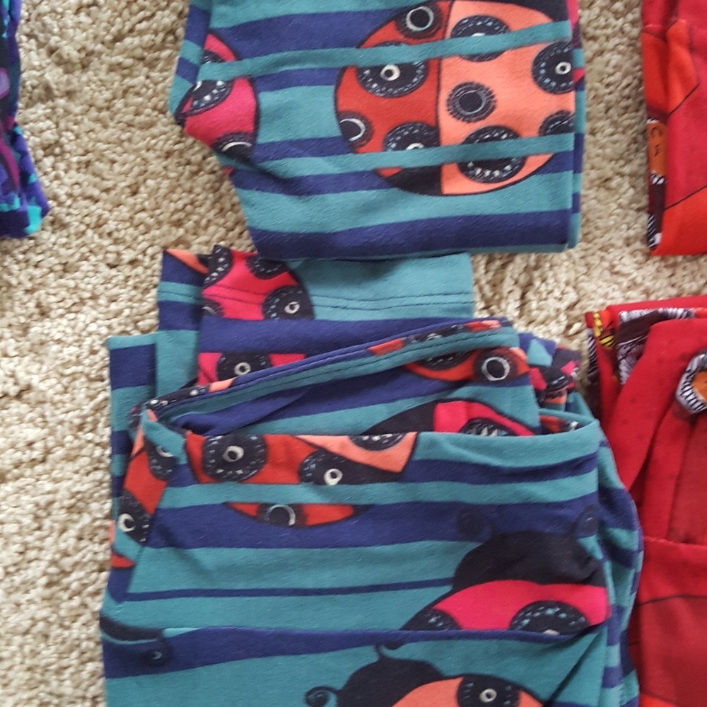 Mommy and Me Lularoe Leggings- Ladybugs